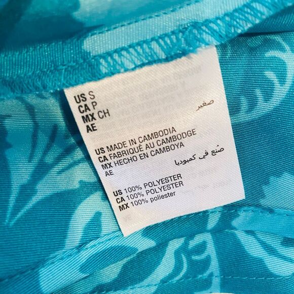 INC International Concepts Cami Tank And Wide Leg Pants 2Pc Set Teal Small - Picture 9 of 9